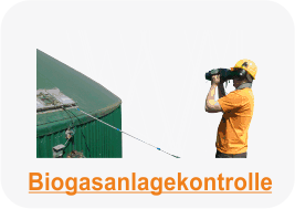 Biogas-Warnanlage
